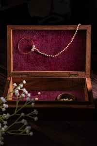 Rahima Pearl White Bridal Nose Ring