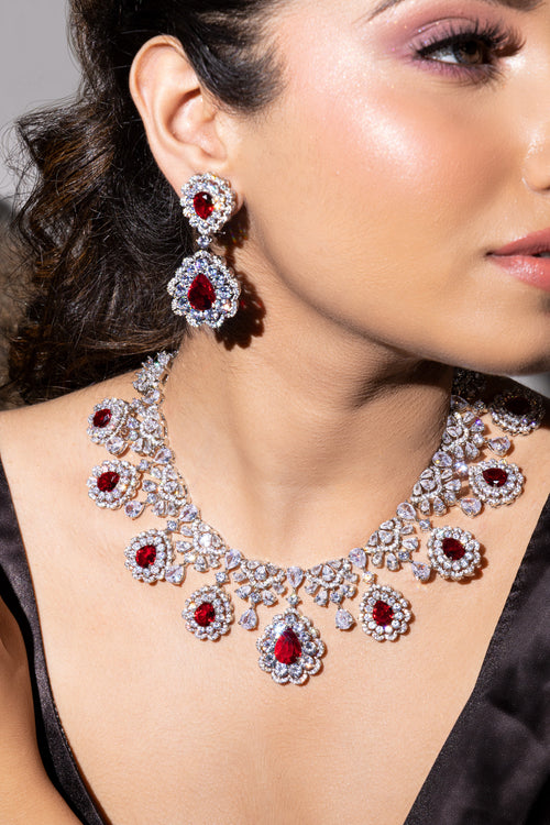 Saanj Ruby Necklace