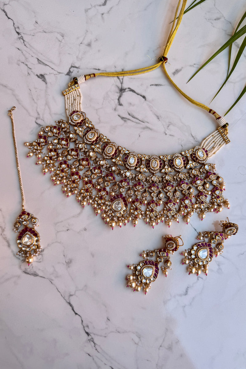 Nayab Jewellery Bridal Jewelry Set Design Nayab Polki Bridal Set