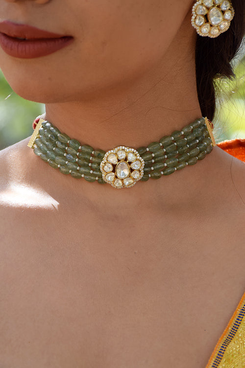 Mehmoona Moissanite Choker