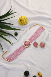 Mawra Rose Quartz Necklace