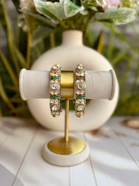 Shabina Emerald Polki Bangle