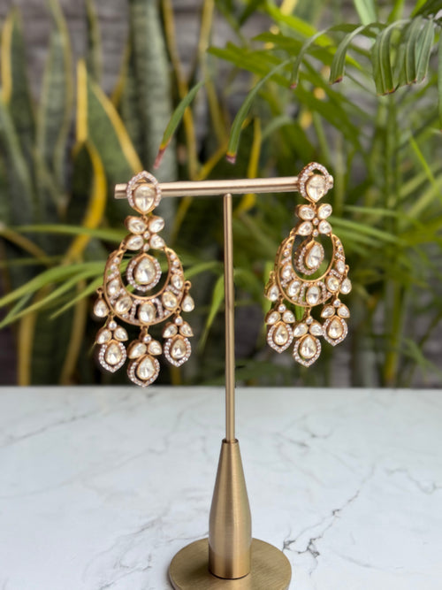 Falak Moissanite Chandbali