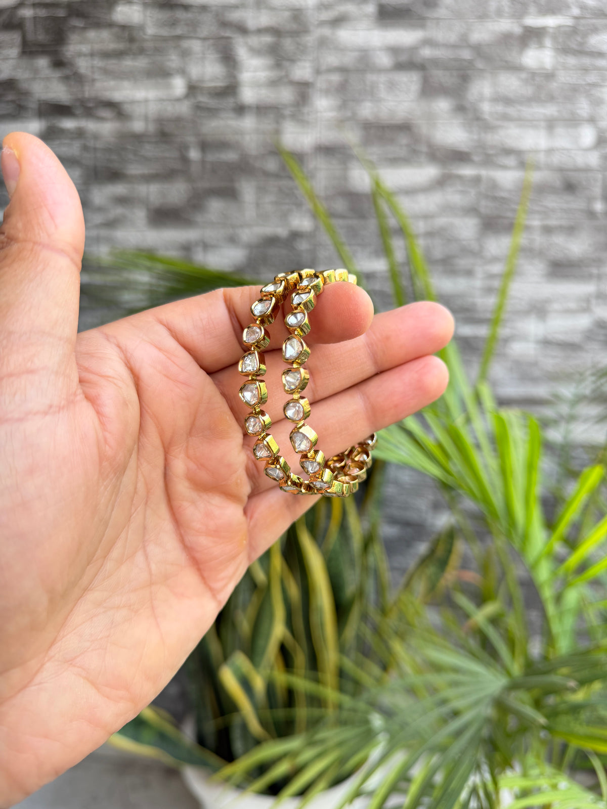 Reshma Polki Bangles Set of 2