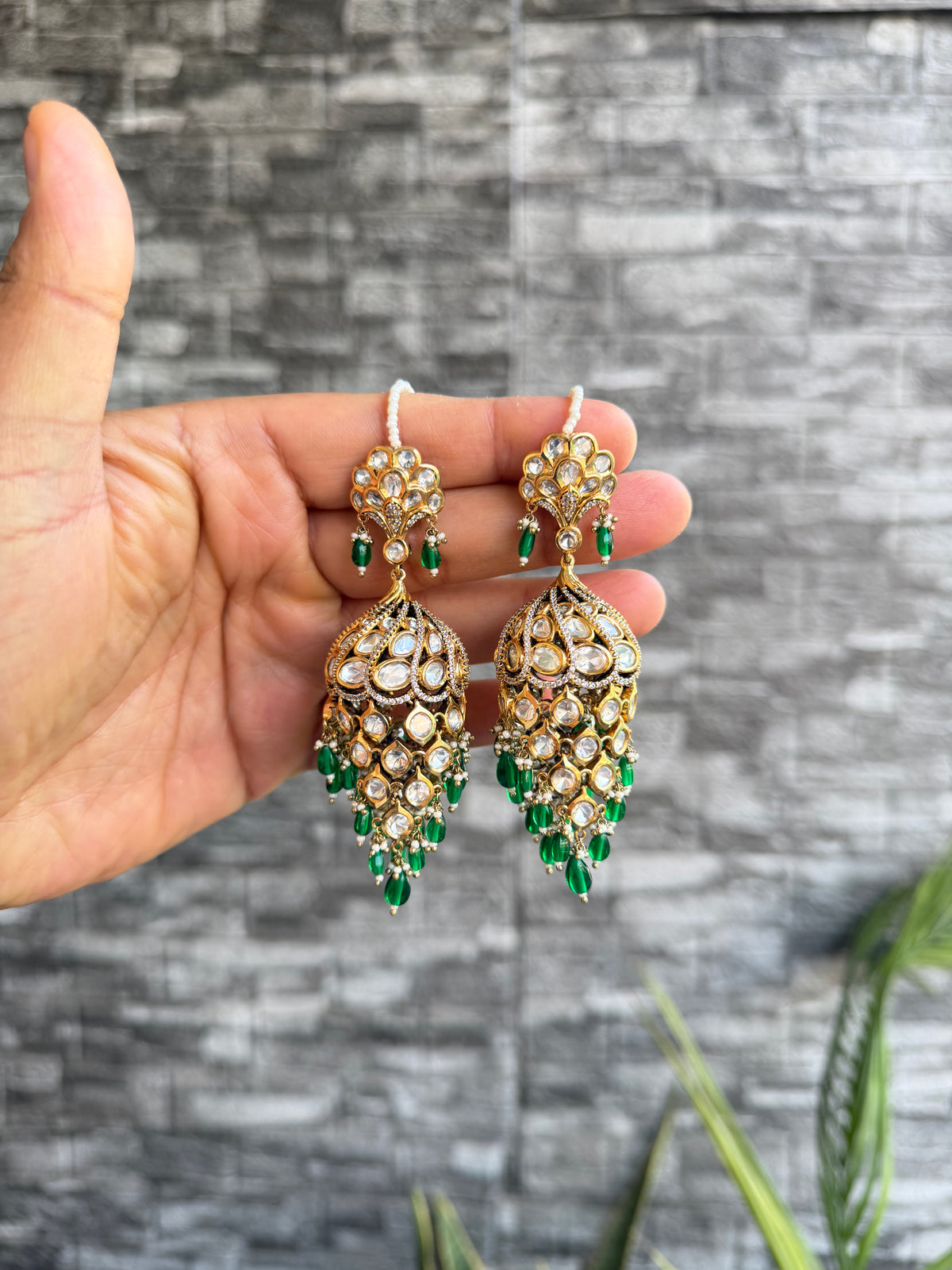 Nushrat Emerald Jhumka