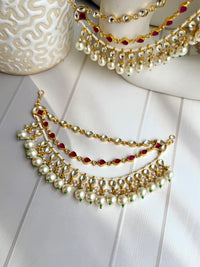 Shanila Ruby Kundan Earchain