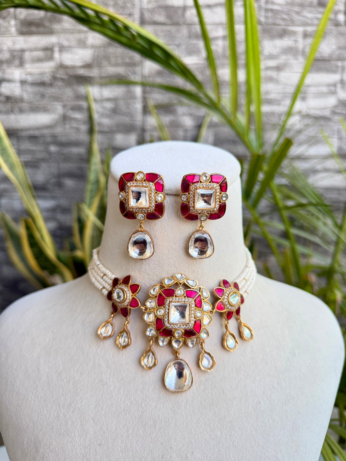 Shailza Polki Choker - Ruby