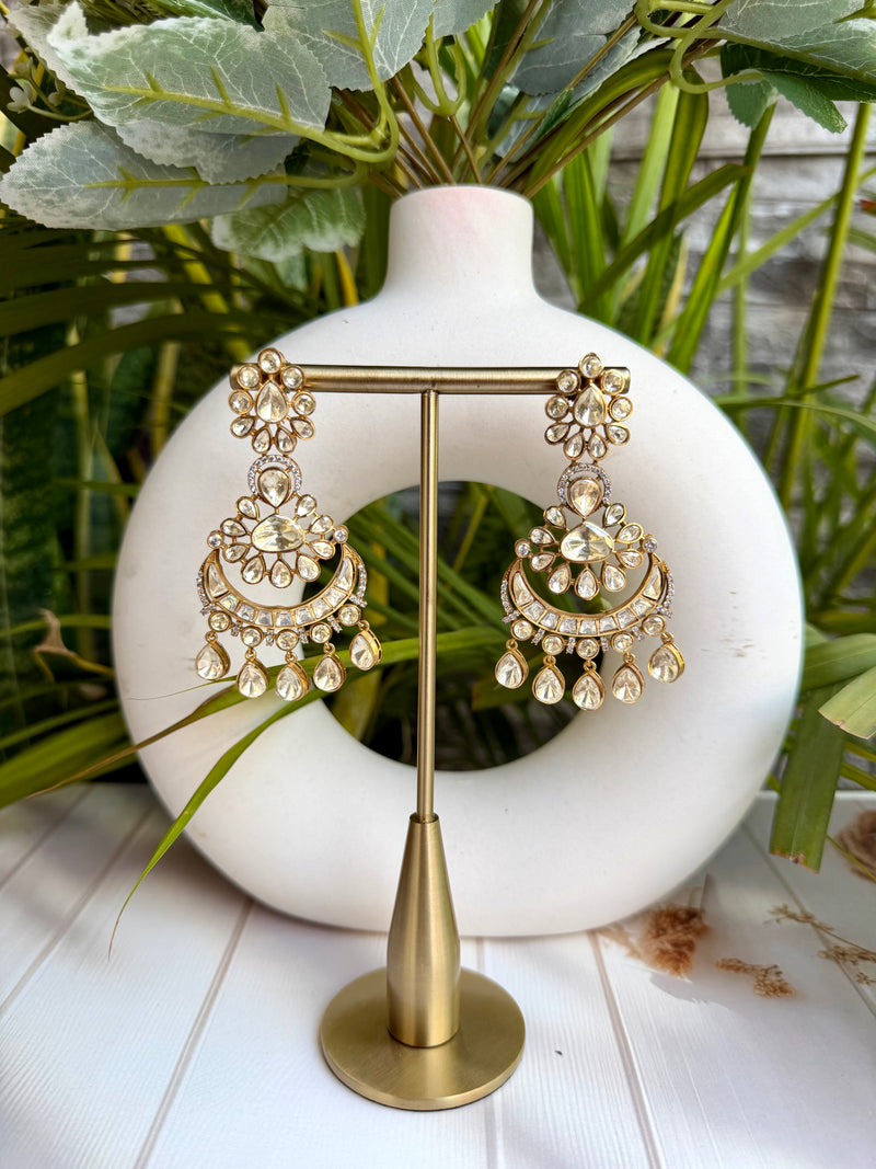 Inaiba Moissanite Chandbali