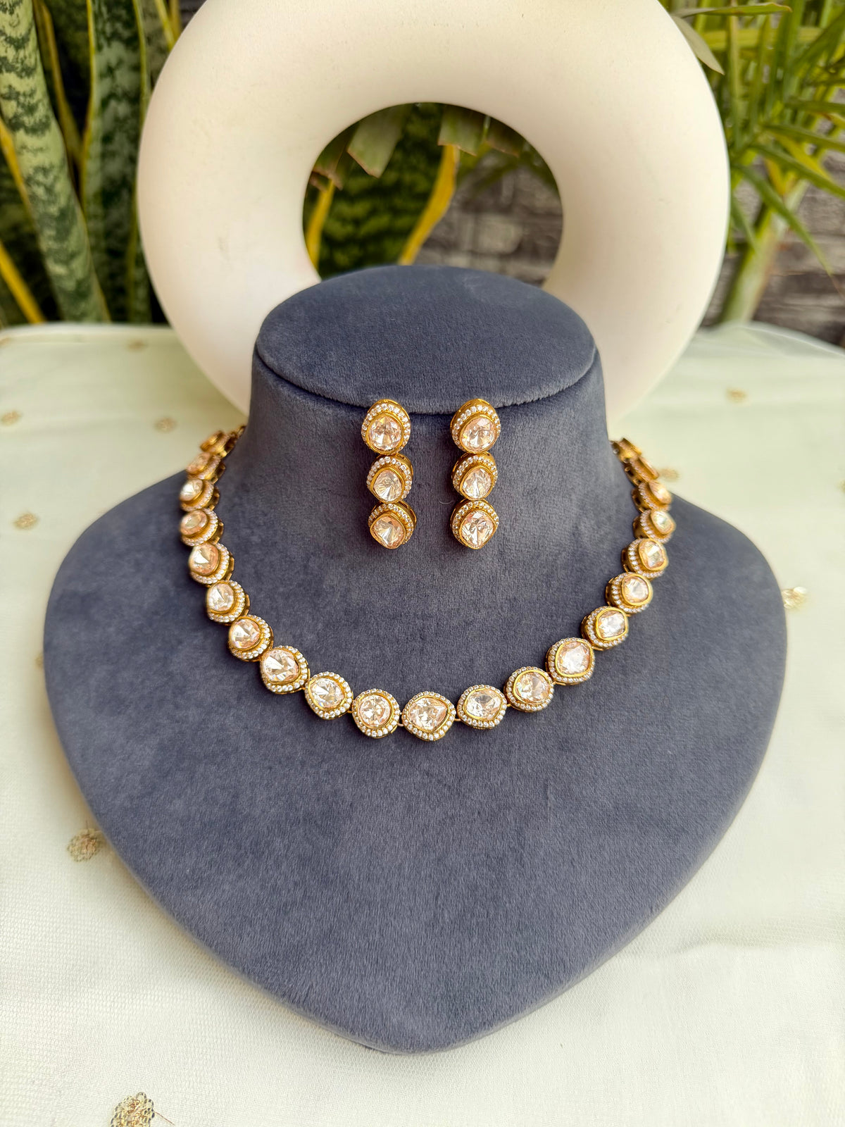 Rubina Moissanite Necklace