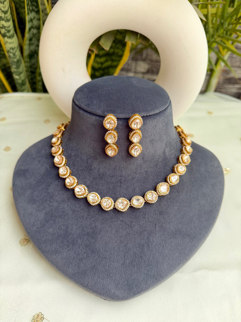 Rubina Moissanite Necklace