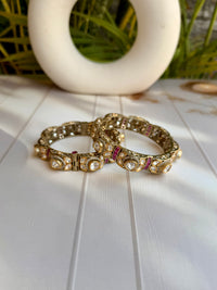 Shabina Ruby Polki Bangle