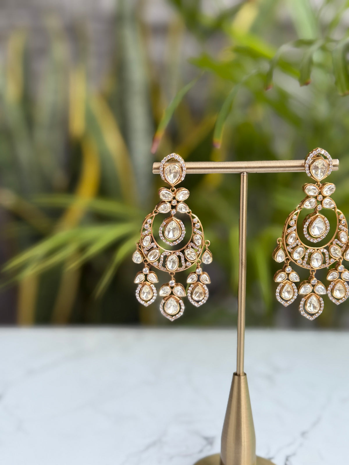 Falak Moissanite Chandbali