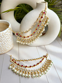 Shanila Ruby Kundan Earchain