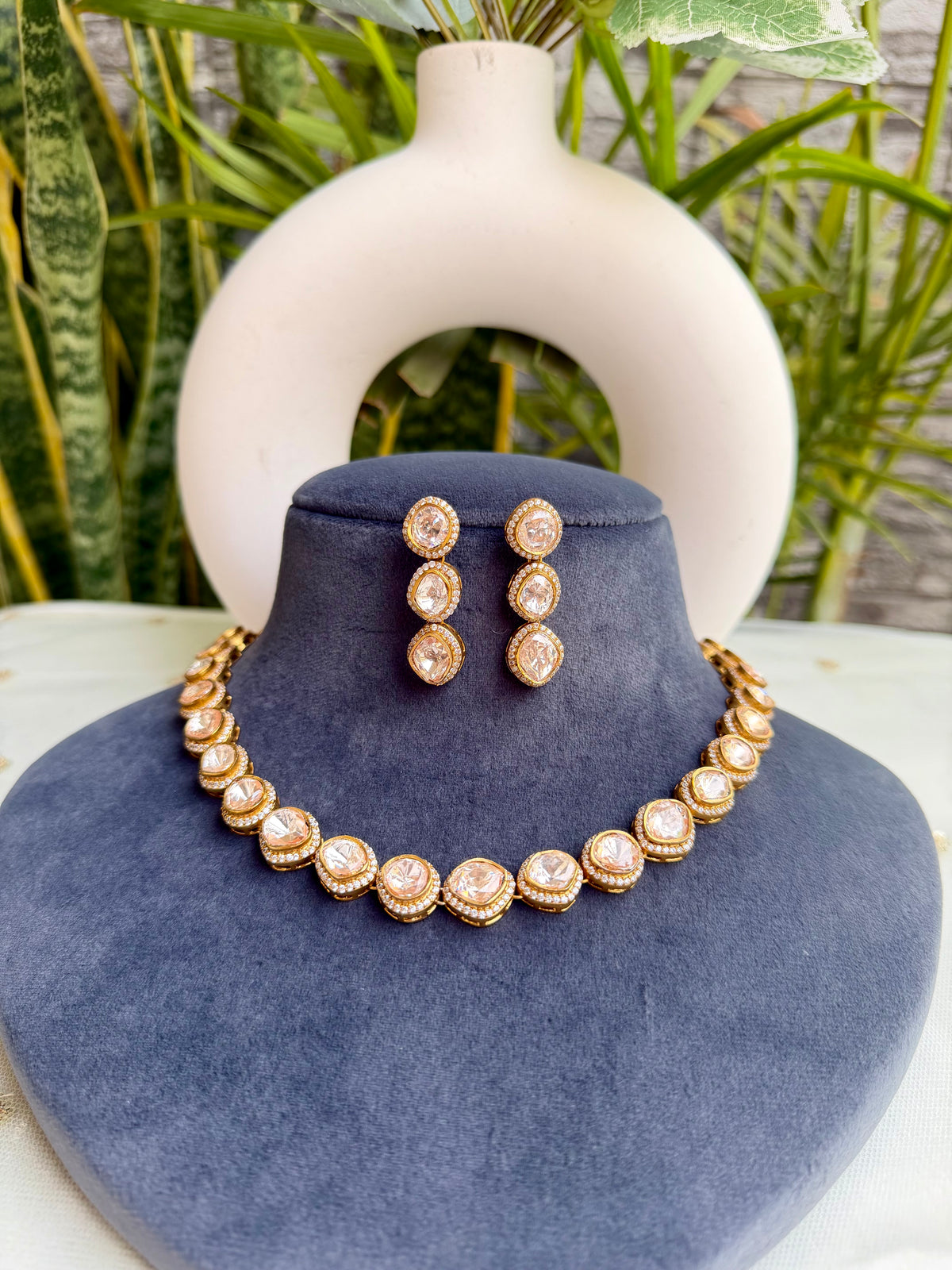 Rubina Moissanite Necklace