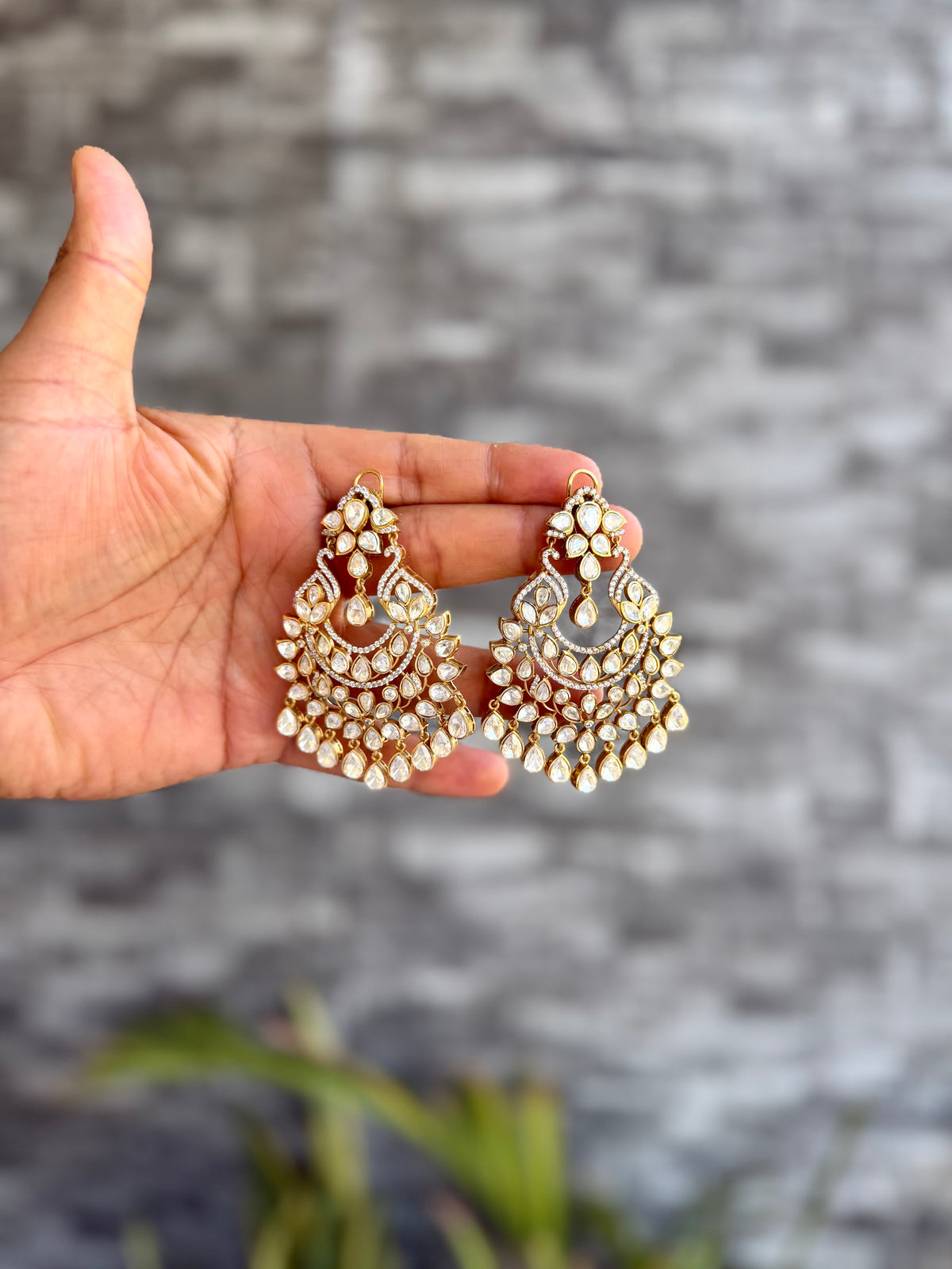 Seher Moissanite Chandbali