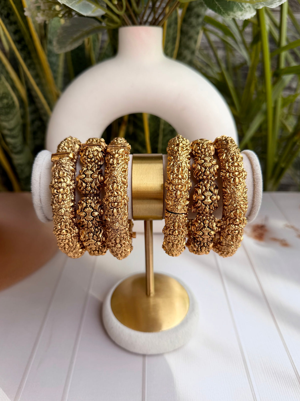 Kashvi Temple Bangle Stack