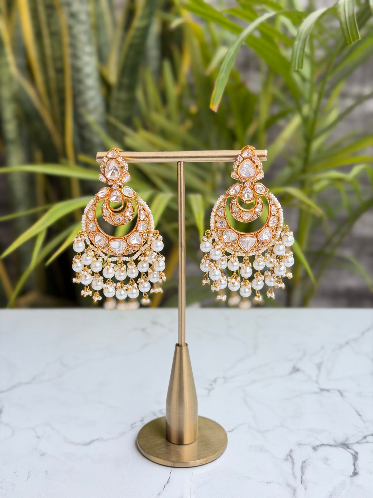 Saima Moissanite Chandbali