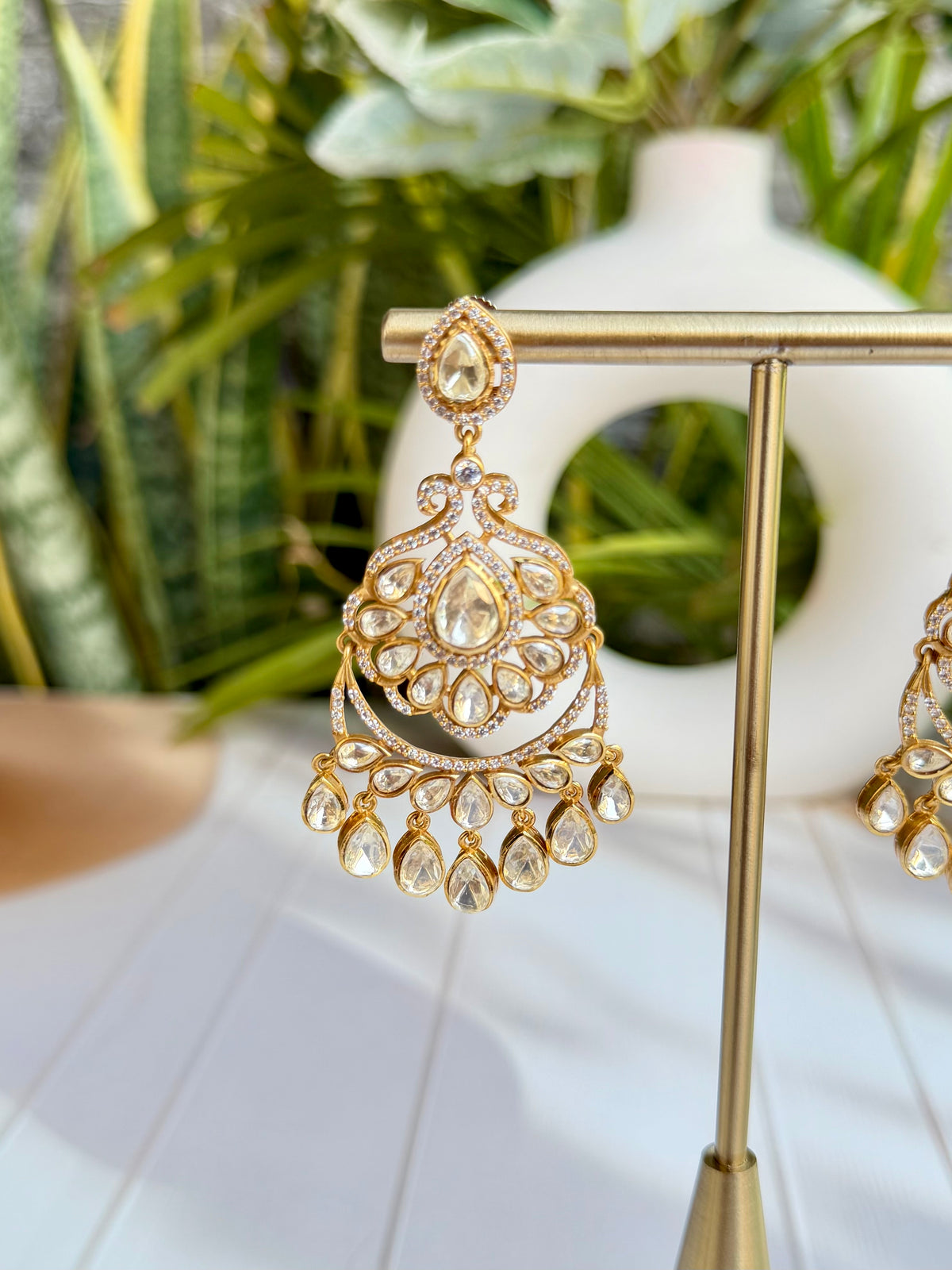 Foziya Moissanite Chandbali