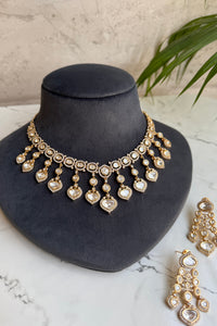 Aarah Polki Necklace Set