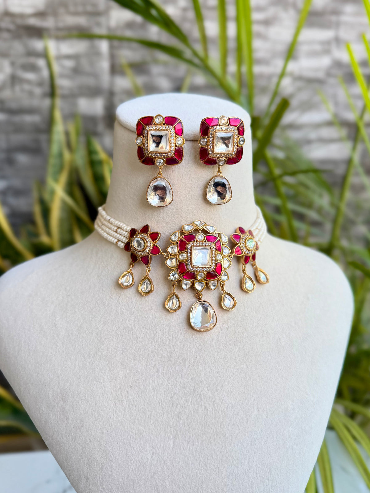 Shailza Polki Choker - Ruby