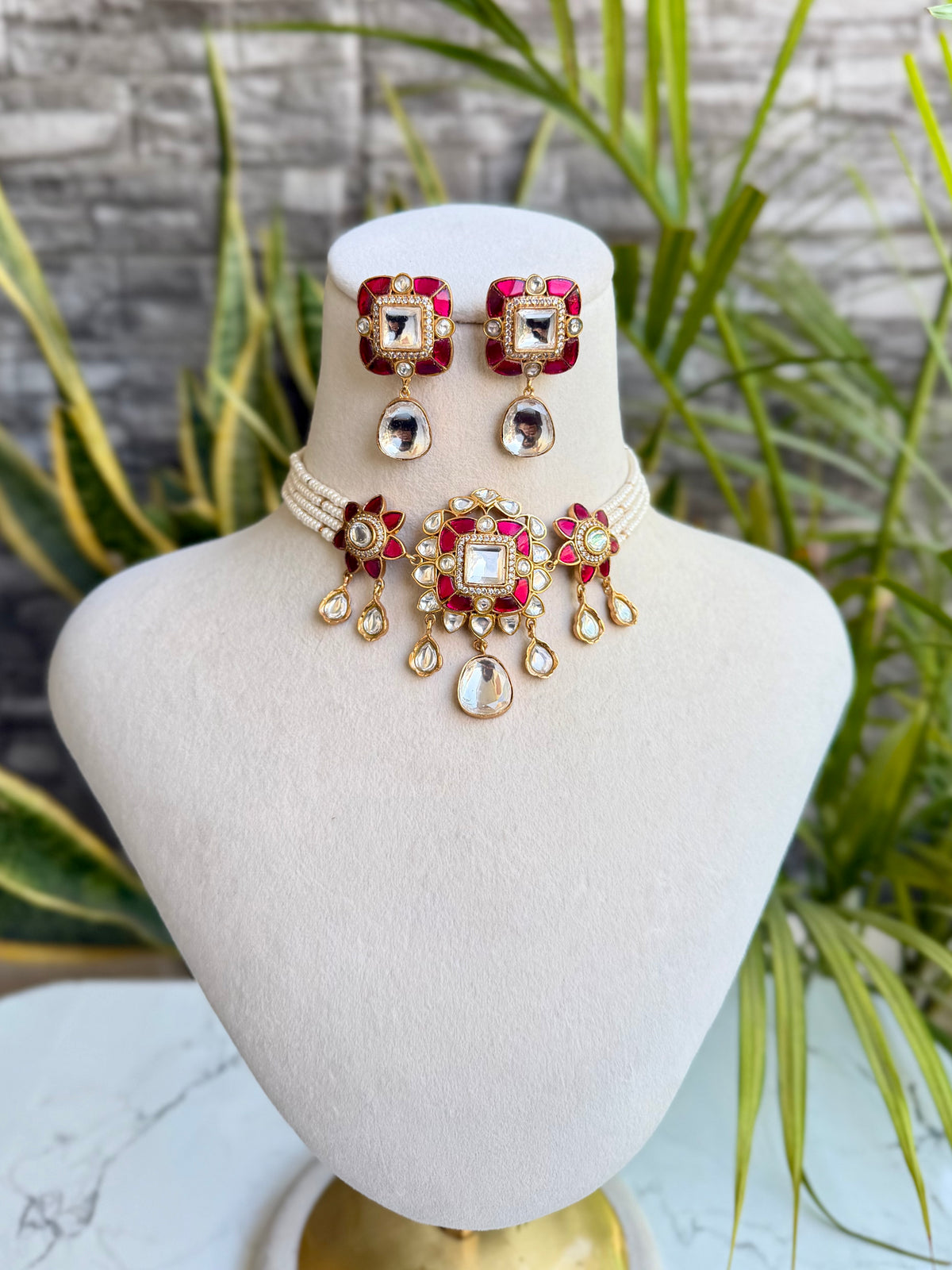 Shailza Polki Choker - Ruby