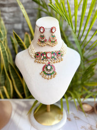 Aneeqa Multi-Color Polki Set