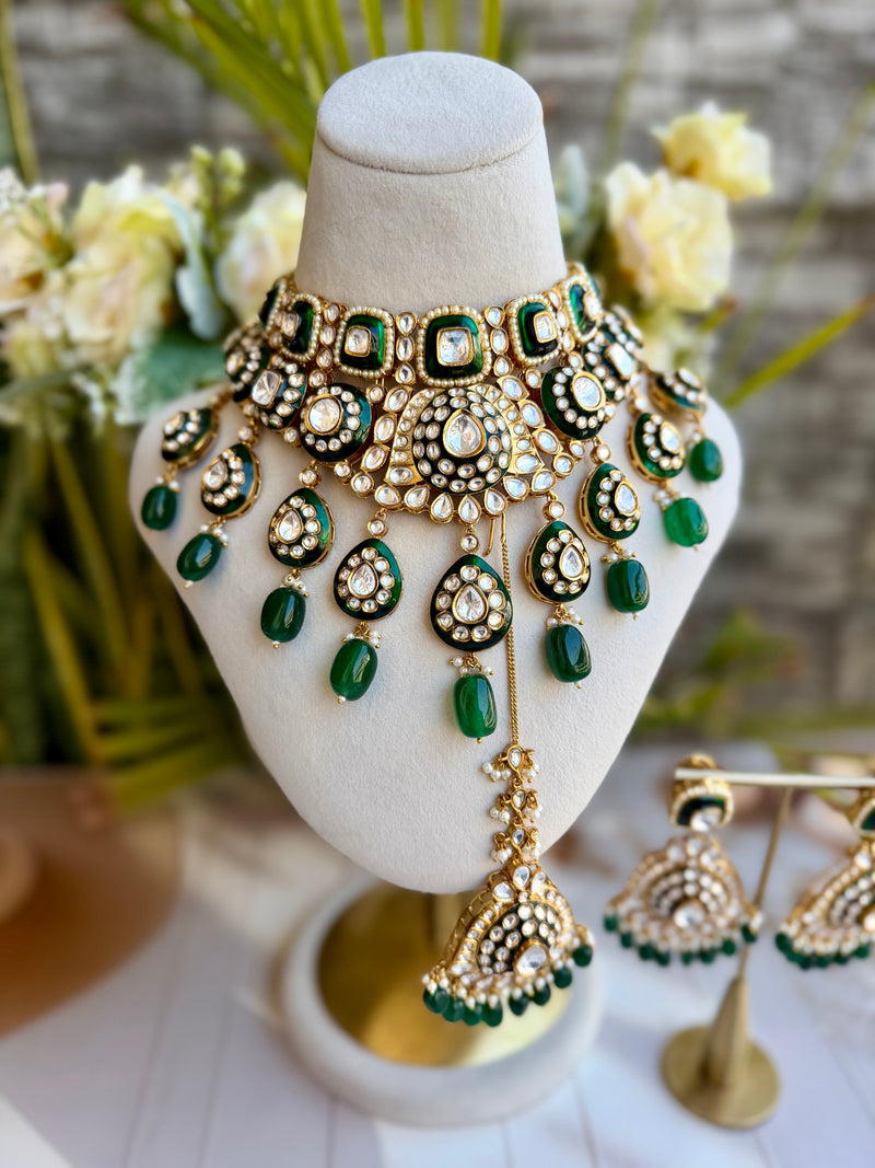 Sifat Polki Necklace Set