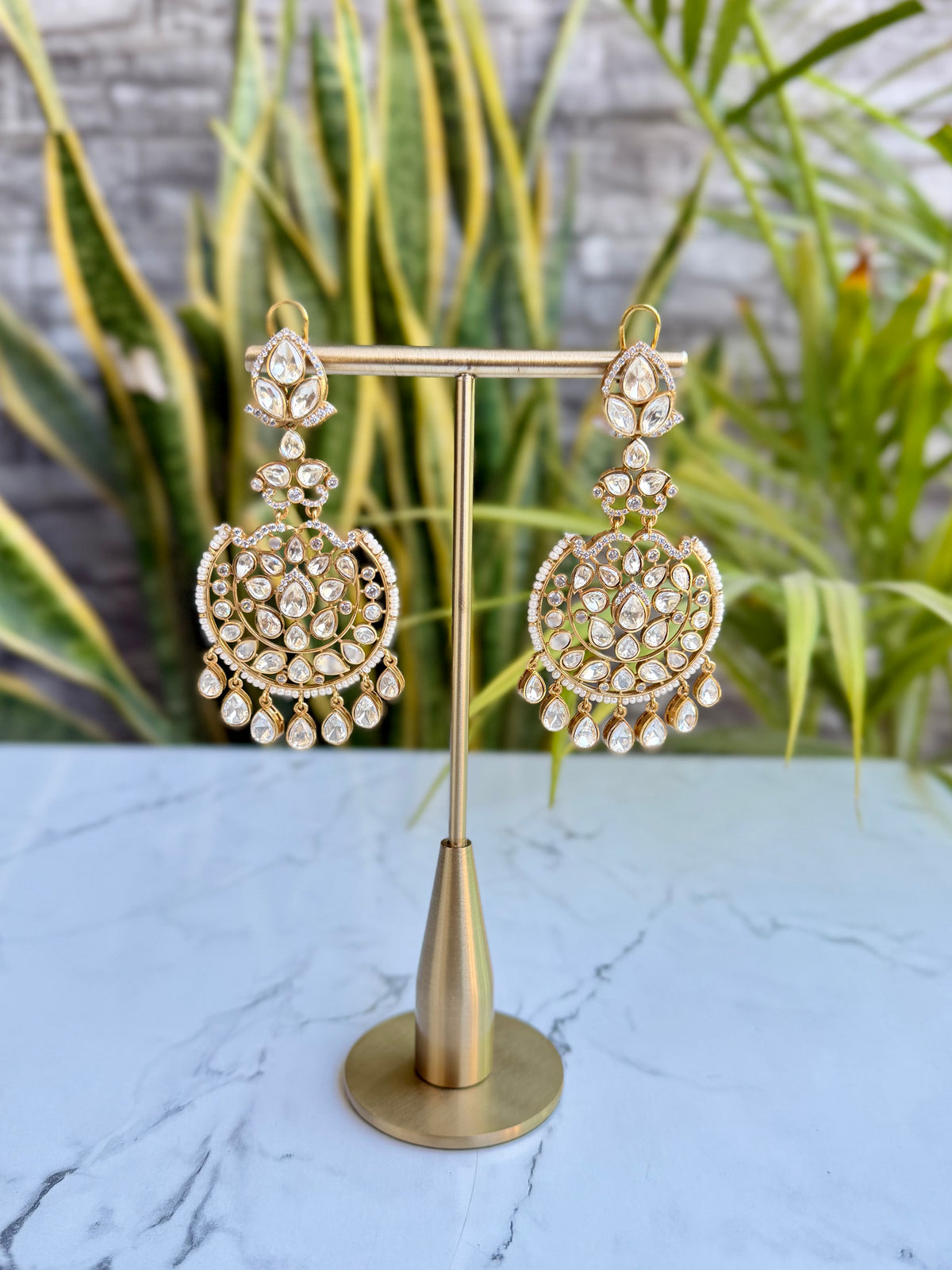 Humaira Moissanite Chandbali