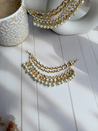 Shanila Pearl Kundan Earchain