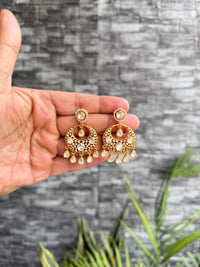 Warina Moissanite Chandbali