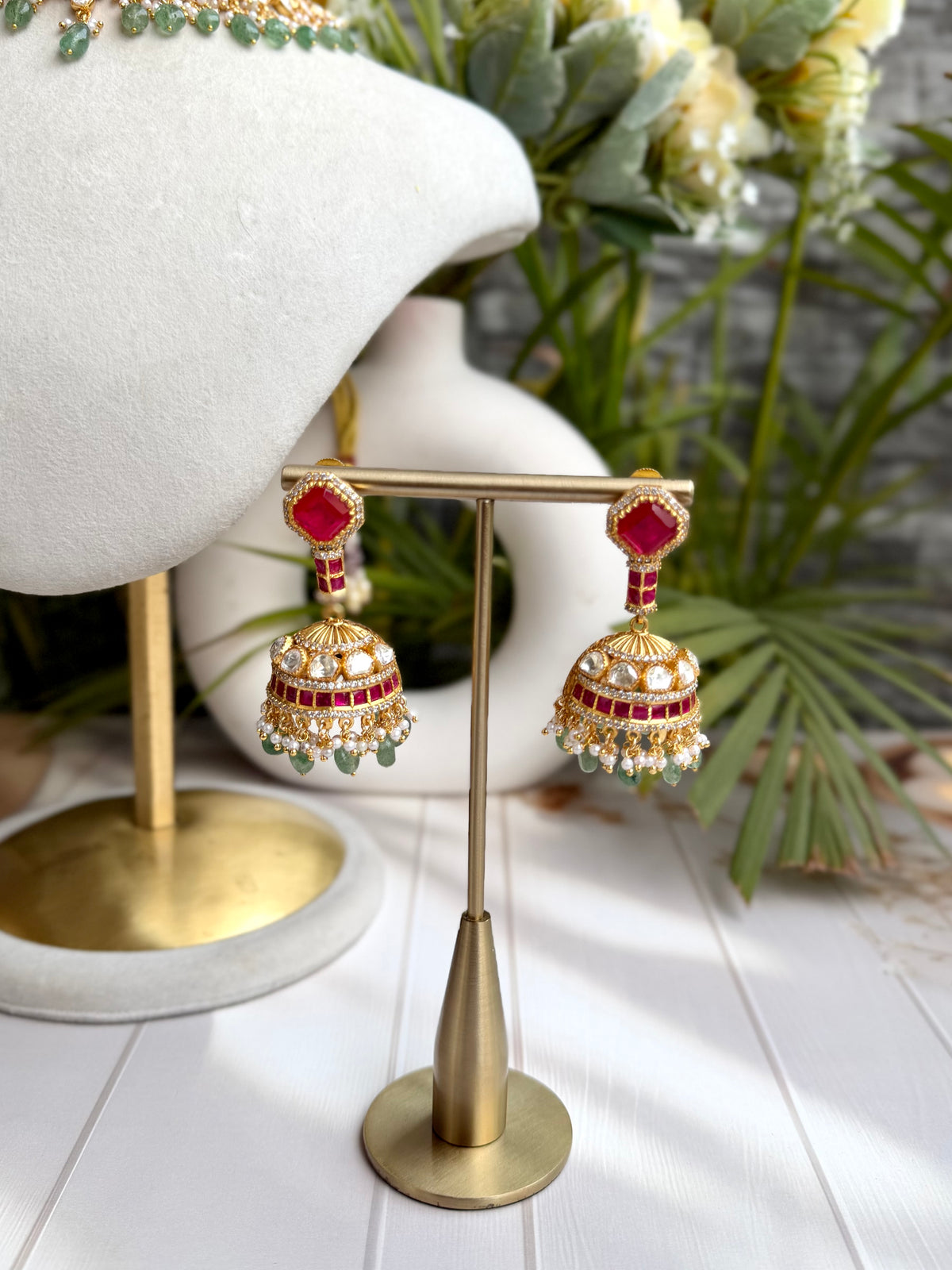 Shareena Moissanite Choker Set