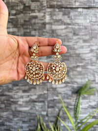 Humaira Moissanite Chandbali