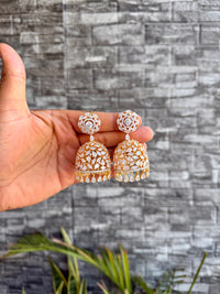 Sabina Oversize Jhumka - Golden