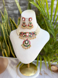 Aneeqa Multi-Color Polki Set