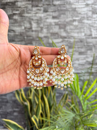 Saima Moissanite Chandbali
