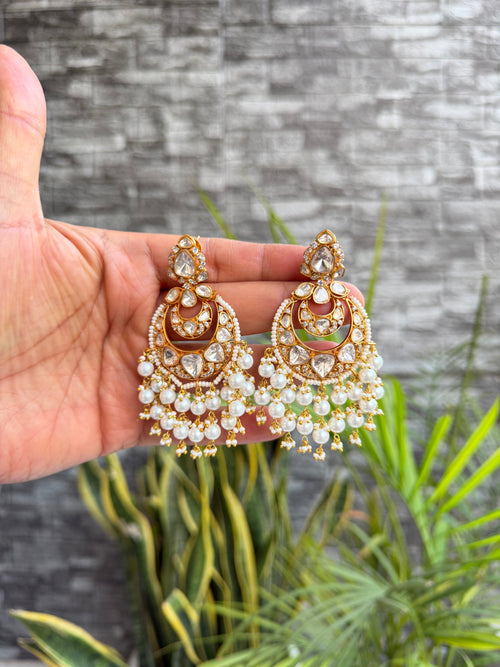 Saima Moissanite Chandbali