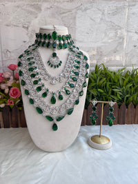 Humaira Emerald Bridal Set