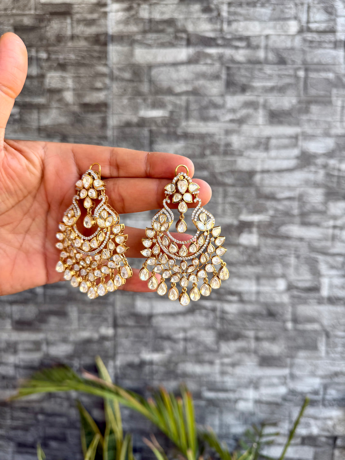 Seher Moissanite Chandbali
