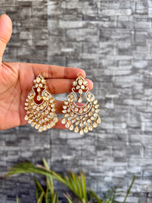 Seher Moissanite Chandbali