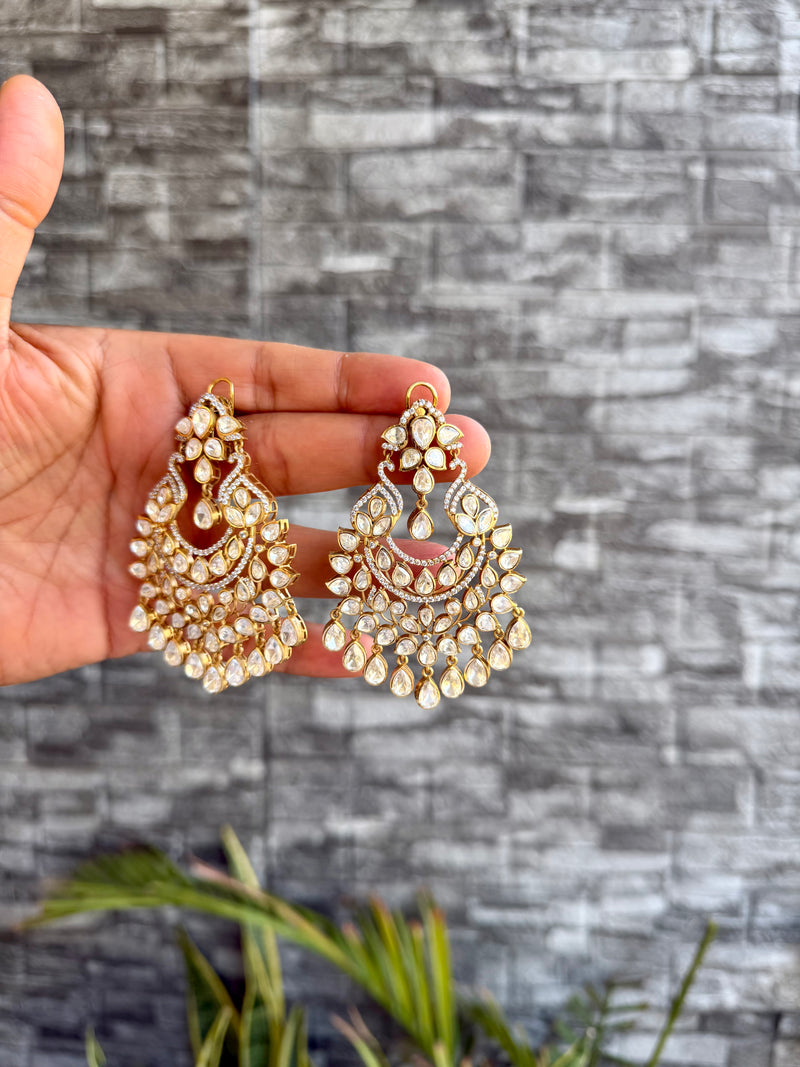 Seher Moissanite Chandbali