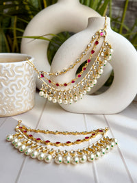 Shanila Ruby Kundan Earchain