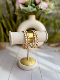 Reshma Polki Bangles Set - Carat Gold