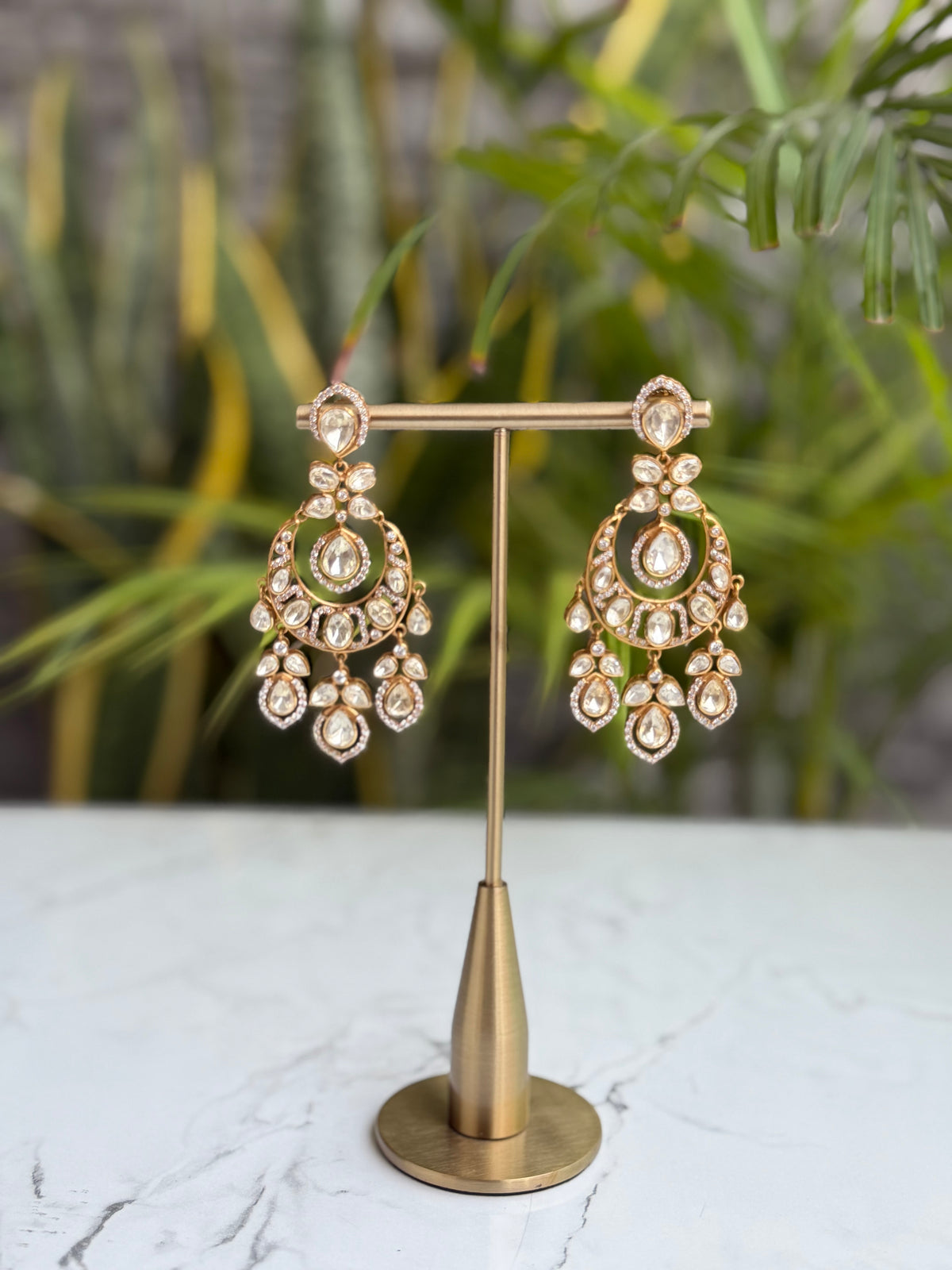 Falak Moissanite Chandbali