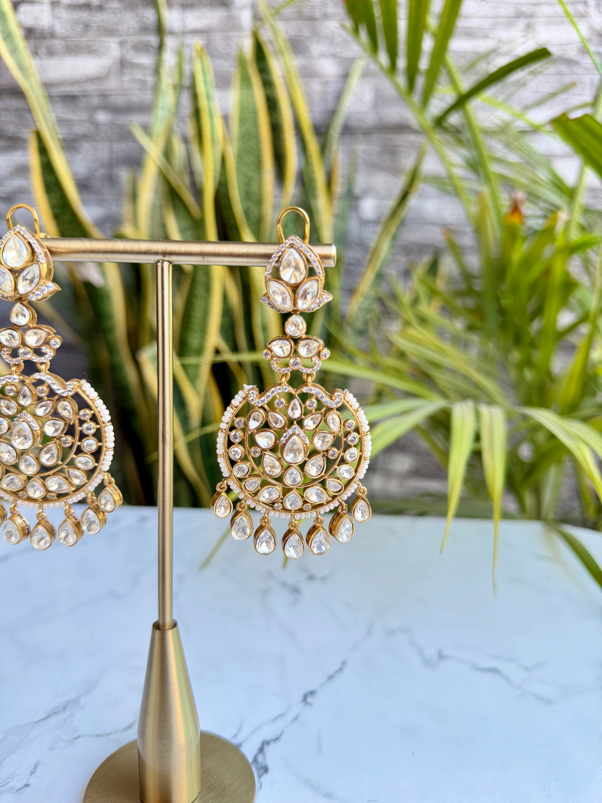 Humaira Moissanite Chandbali