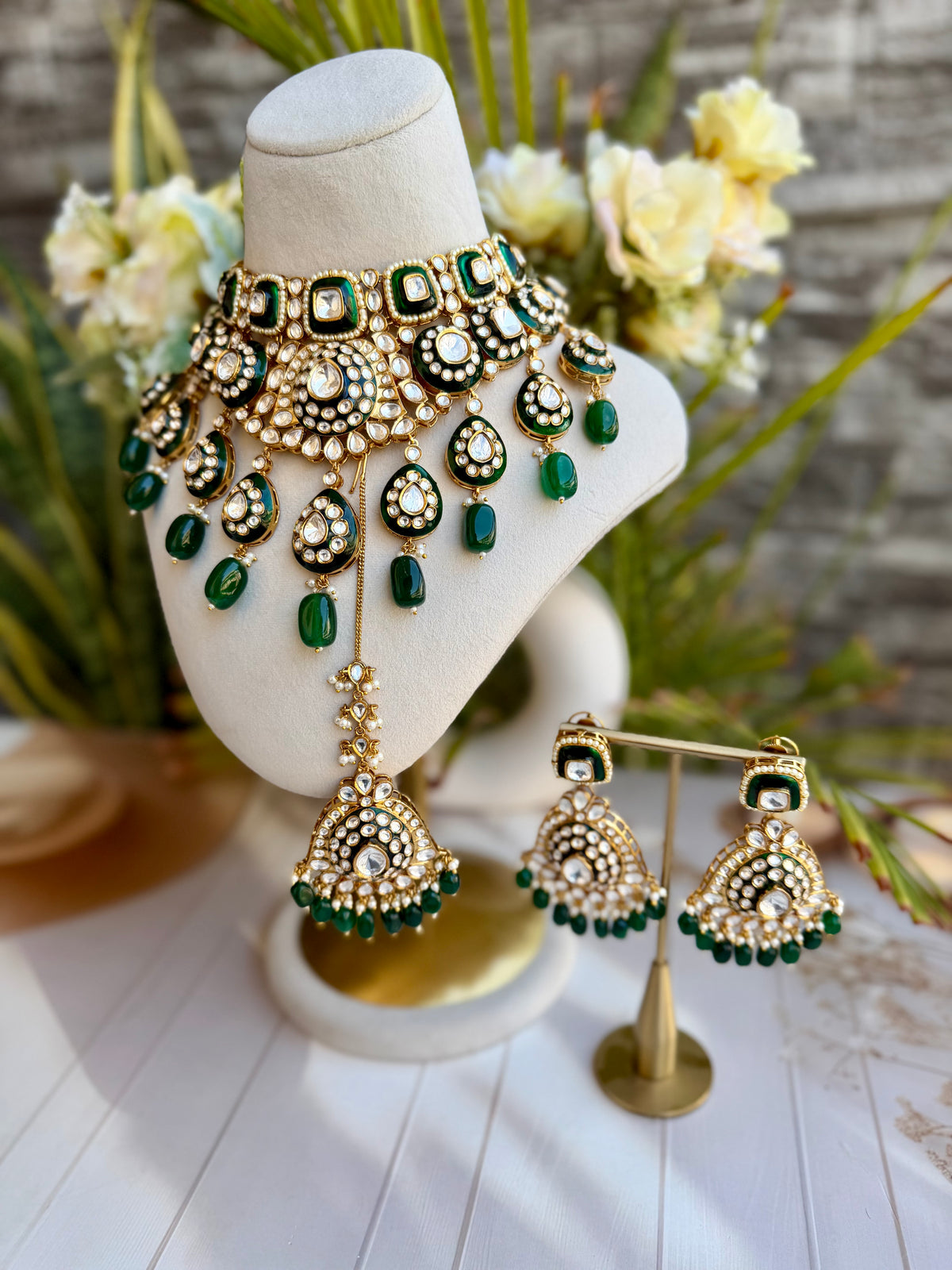Sifat Polki Necklace Set