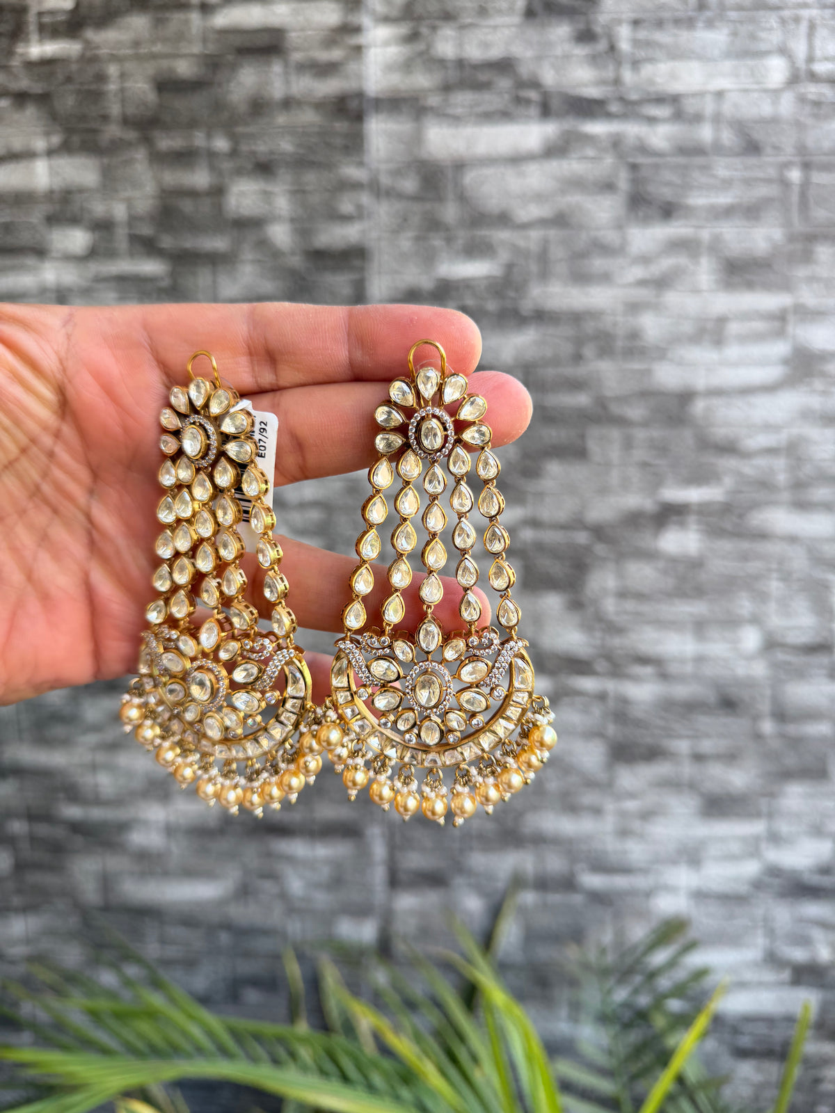 Zoya Moissanite Chandbali