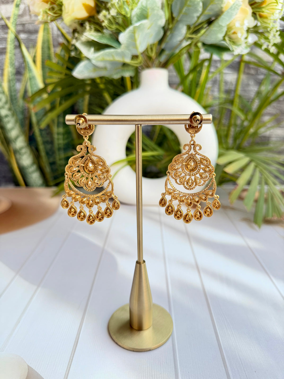 Foziya Moissanite Chandbali