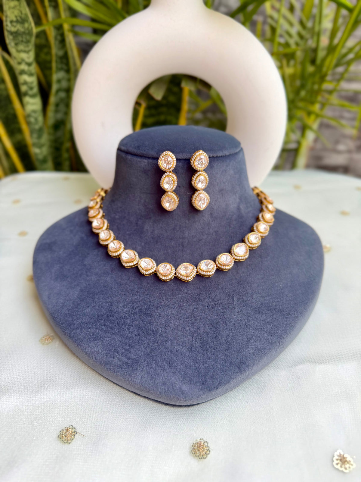 Rubina Moissanite Necklace