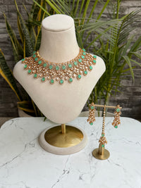 Zareen Fluorite Moissanite Necklace