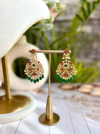 Madiha Ruby Emerald Choker Set